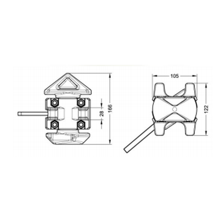 Twist Lock Stacking Pins for Shipping Containers (2 Pack) - Image 3